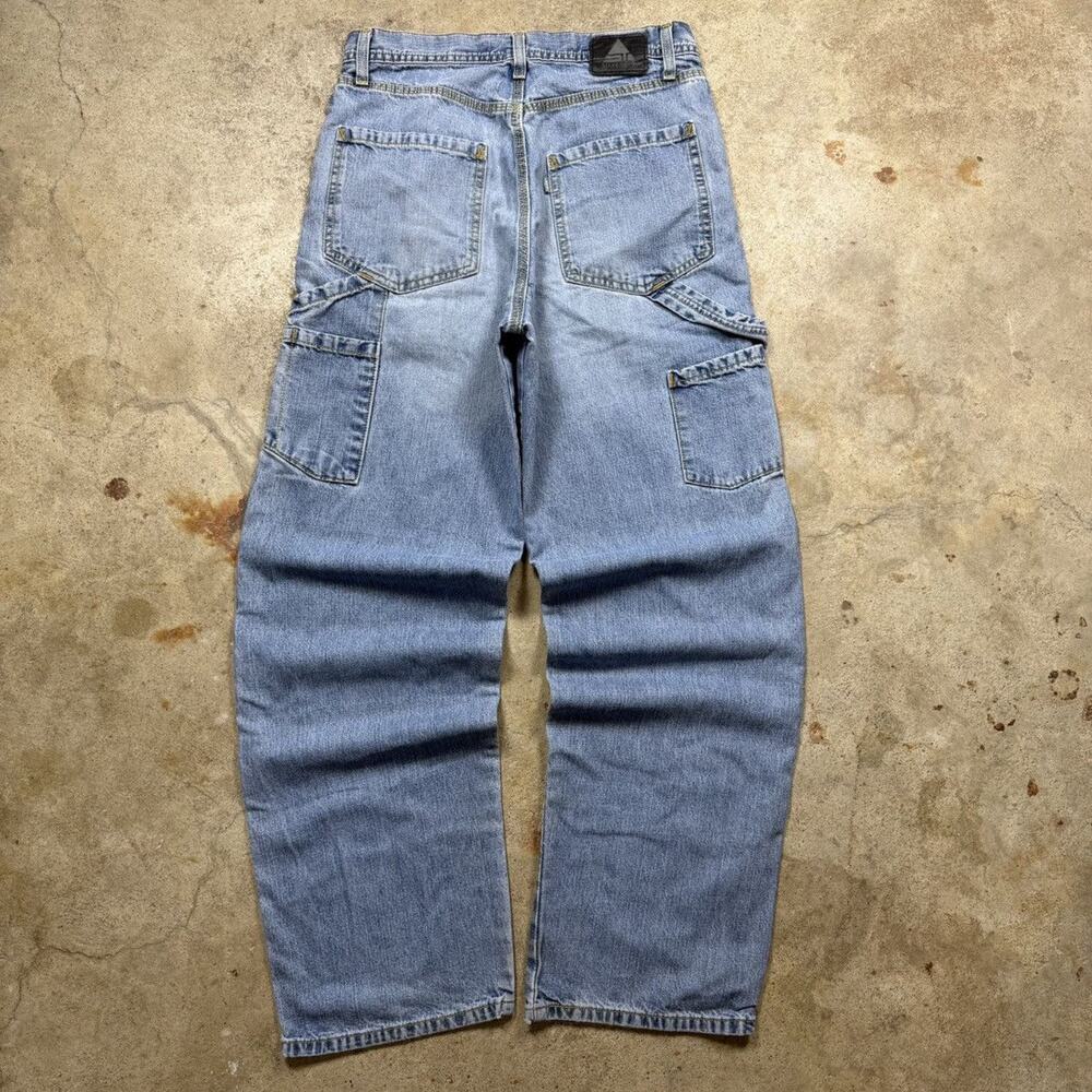VTG Y2K Levi’s Silvertab Washed Denim Baggy Skater Carpenter Jeans Size 30x32